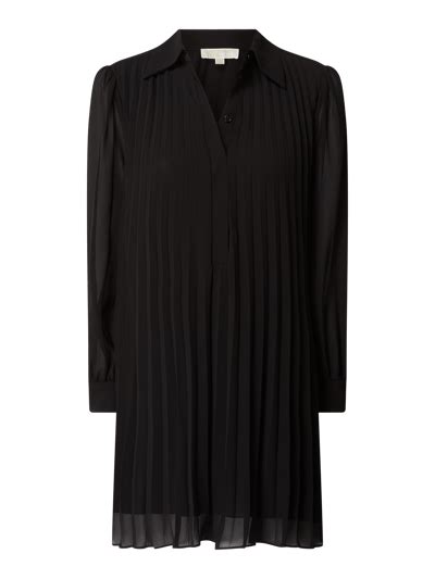 michael kors damen kleid aus chiffon schulterfrei